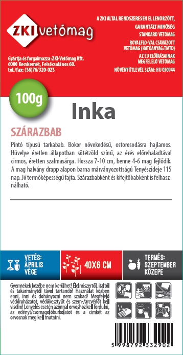 Edible dry beans Inka 100g ZKI