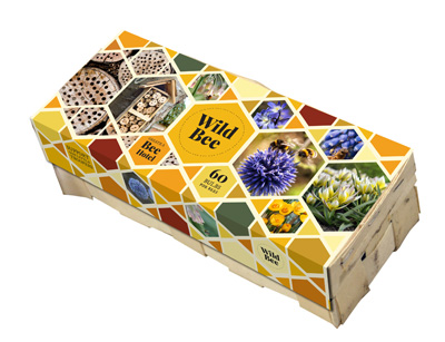 Bulb mix 60 pcs in a package that can be converted into an insect hotel JUB