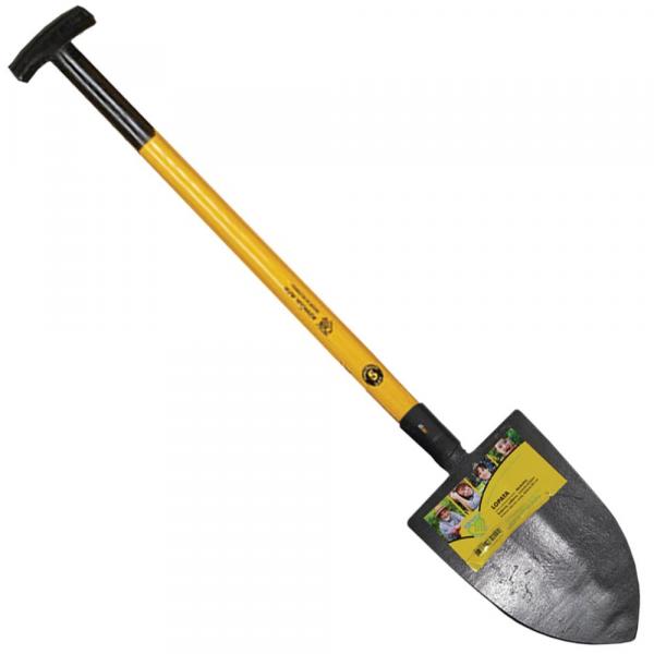 Forged spade 1.3 kg with yellow T-handle MUTA PROFI