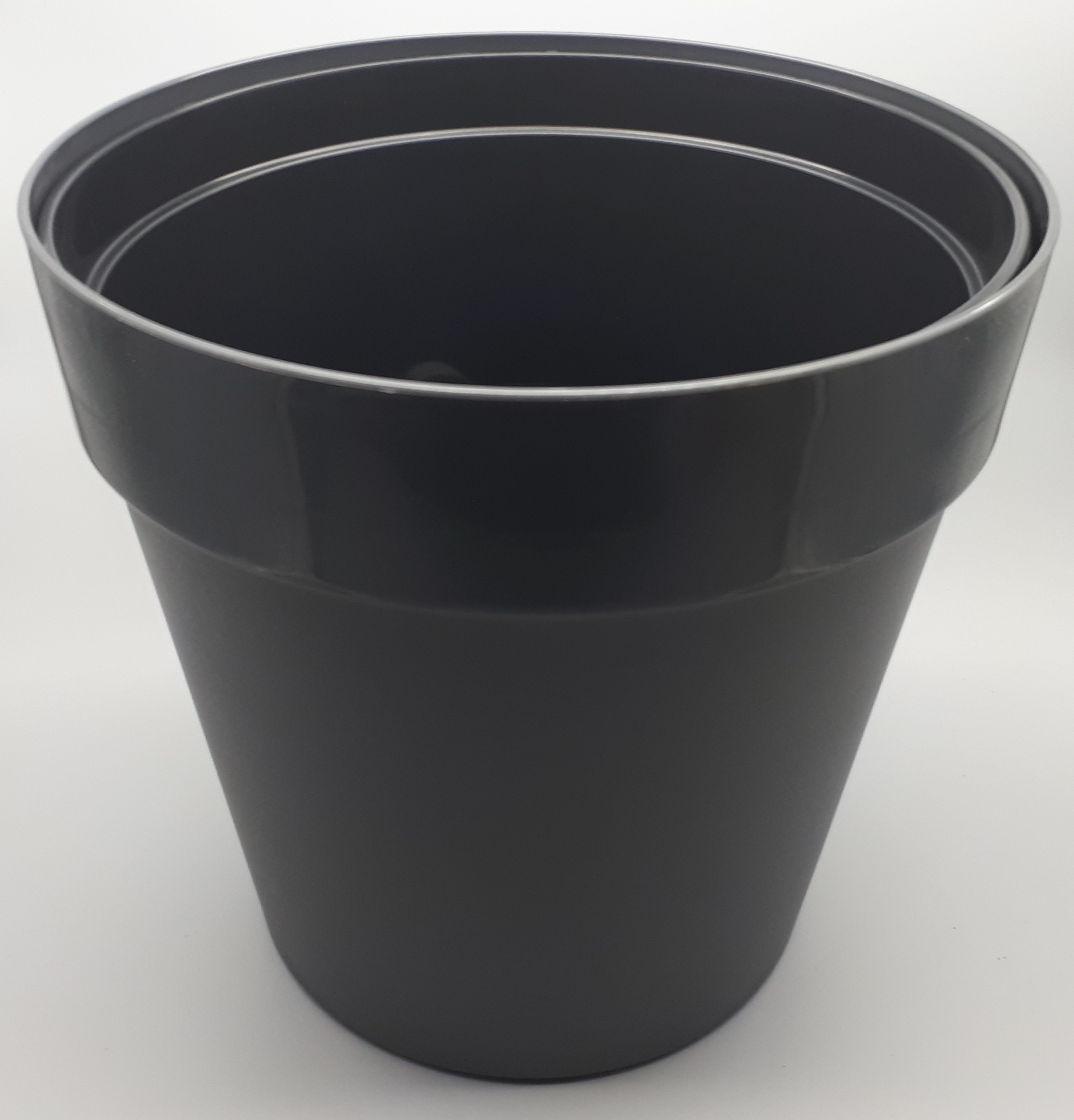 Decor pot anthracite 28