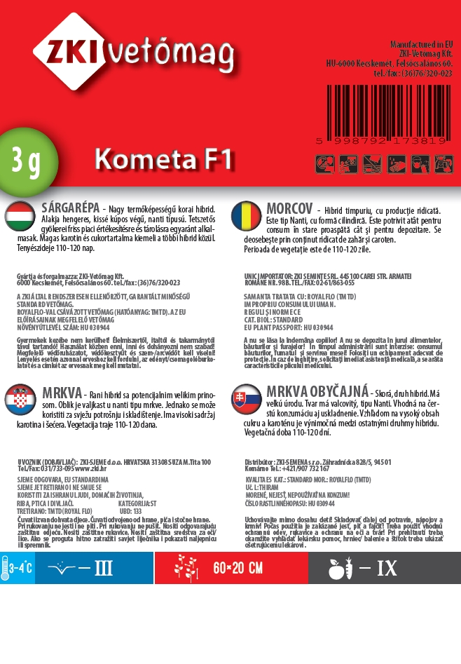 Karotte Kometa F1 3g ZKI