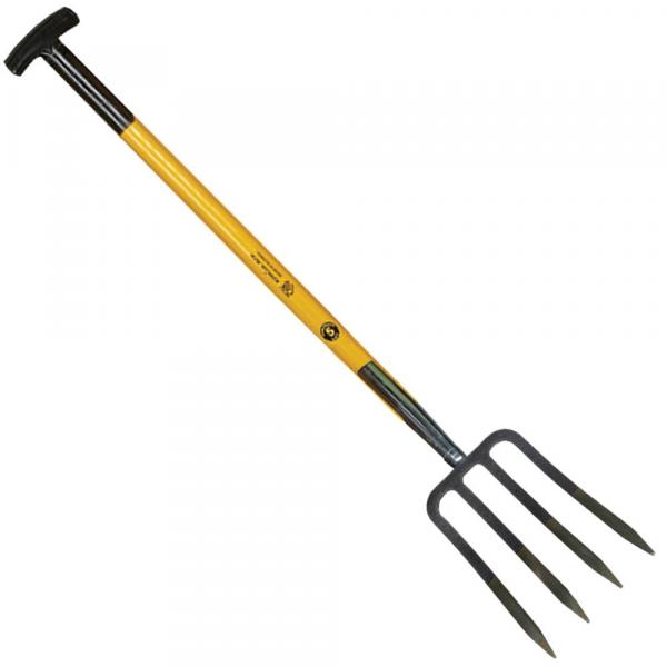 Digging fork with yellow T-handle MUTA PROFI