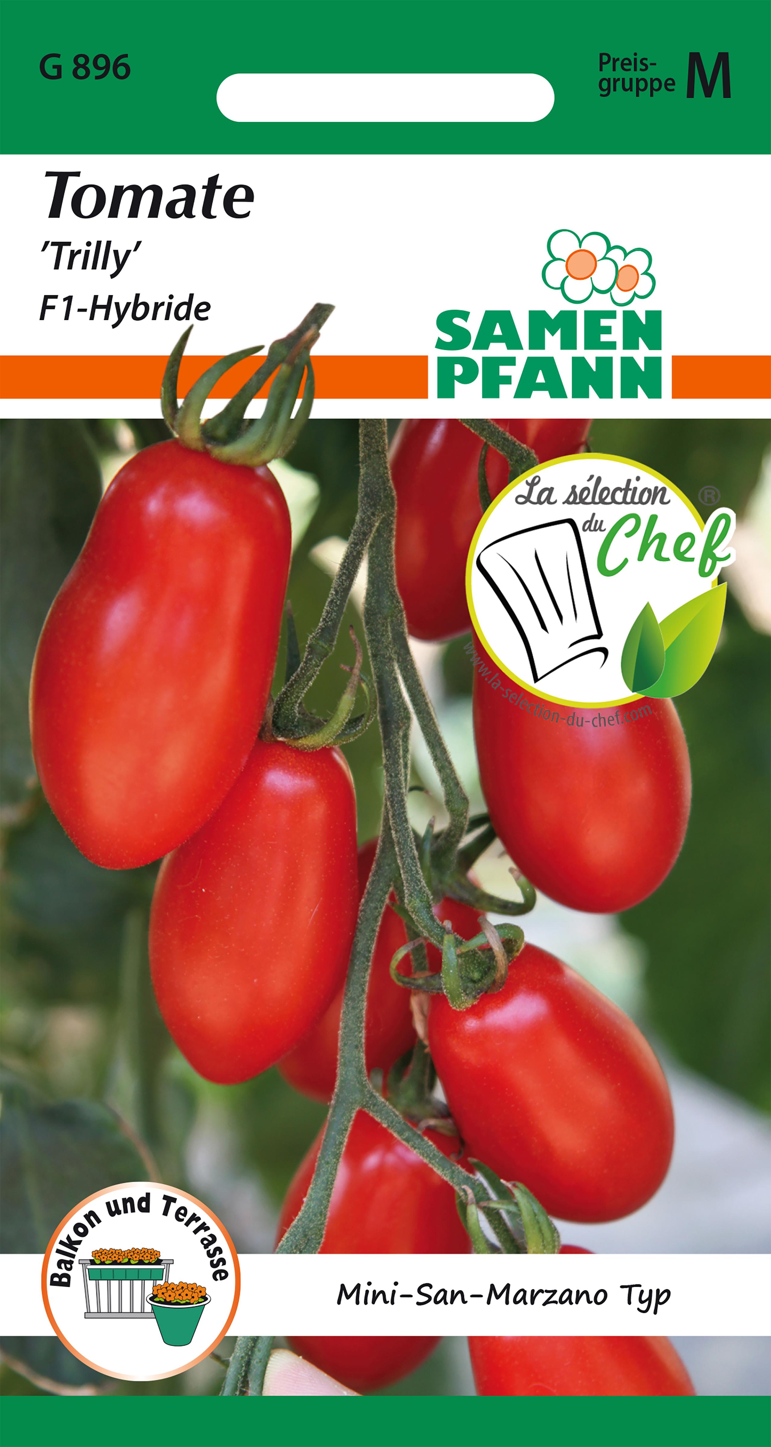 Cocktail tomatoes Trilly F1 6 seeds seeds Pfann