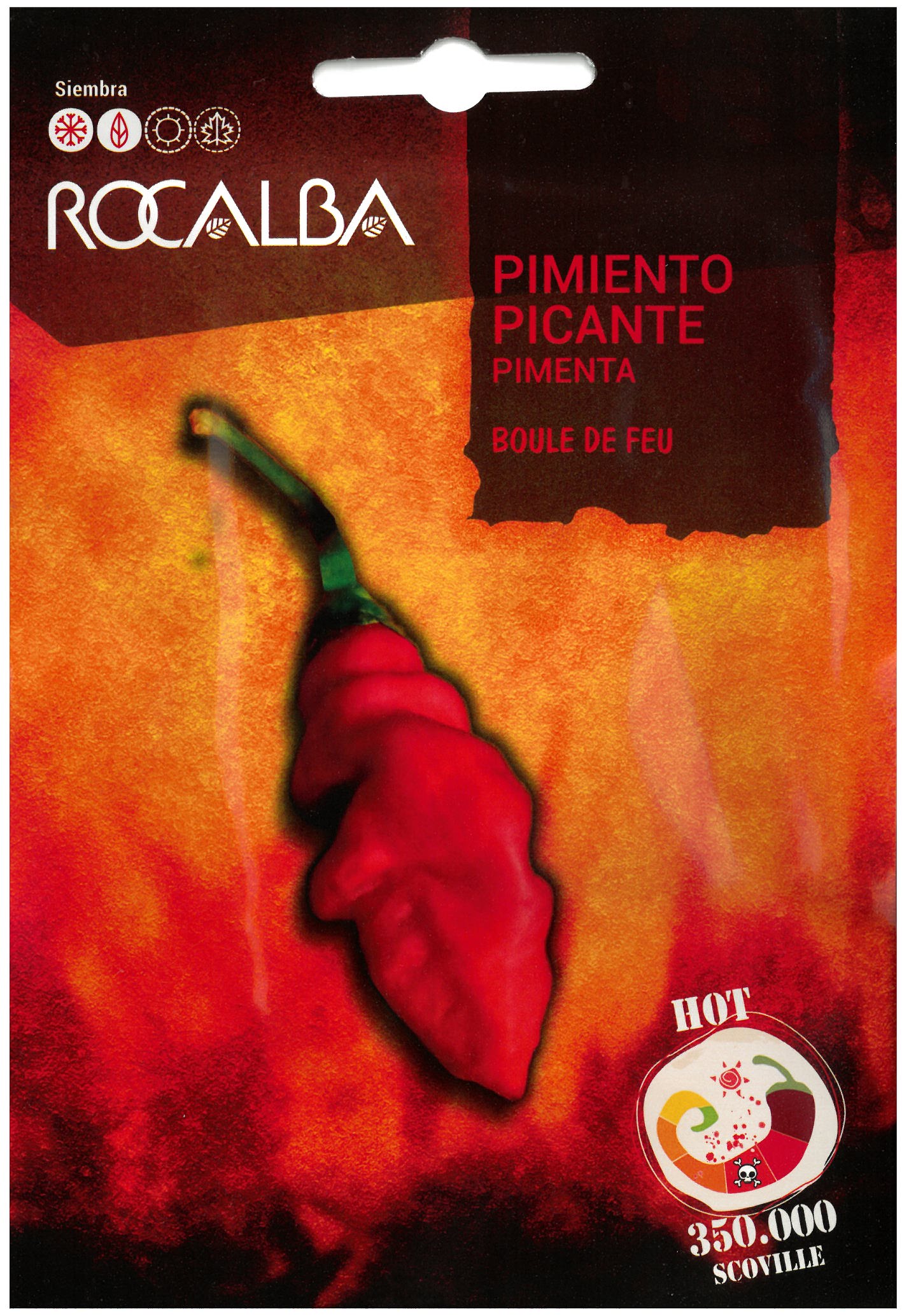 Chilischote Boule de Feu Rocalba 25 Körner