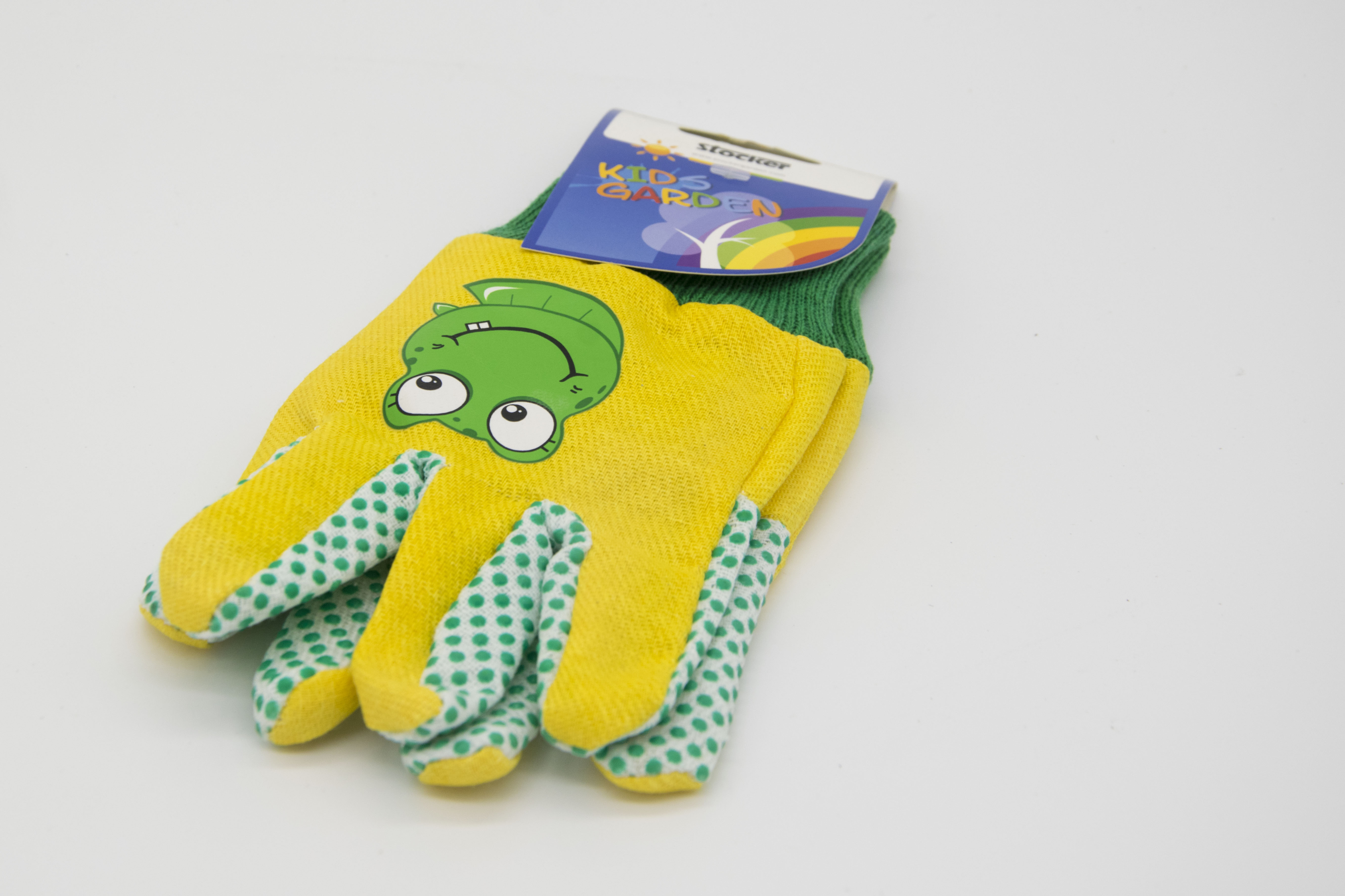 Kids garden gloves yellow