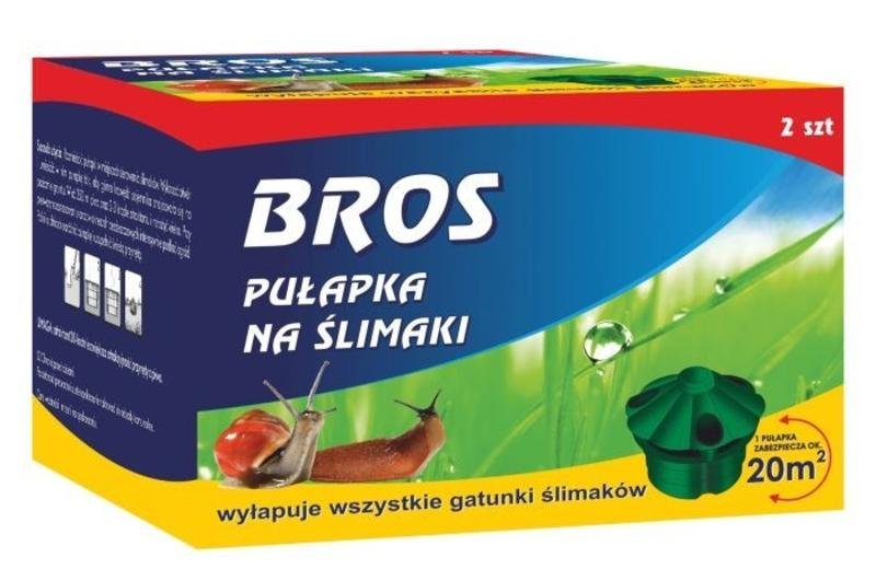 Bros Snail trap 2 pieces + 5 ml baiting liquid