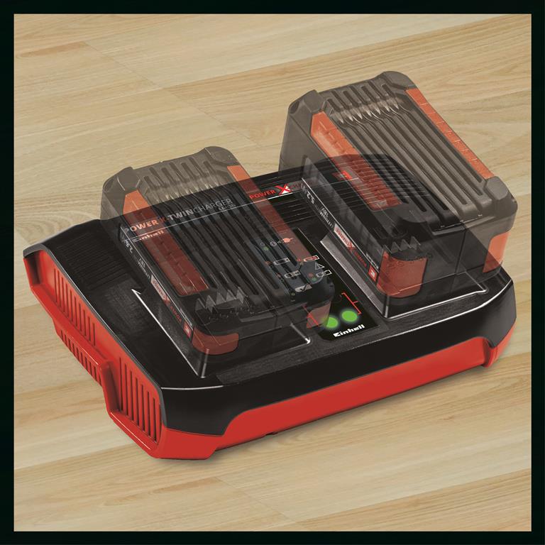 Einhell 2 Stück Akku + Twin Charger 2x3,0Ah &amp; Twincharger Kit