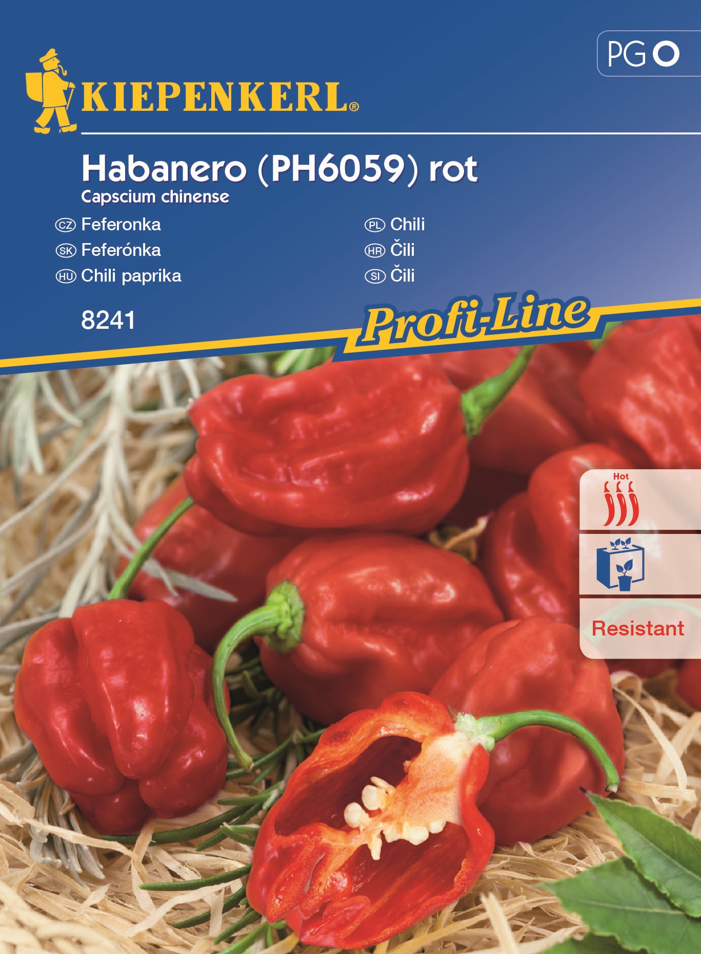 Chilischote Habanero rot min. 7 Samen Kiepenkerl