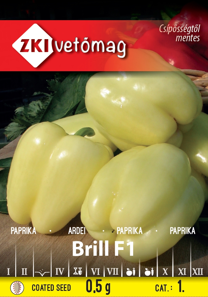 Étkezési paprika Brill F1 0,5g ZKI