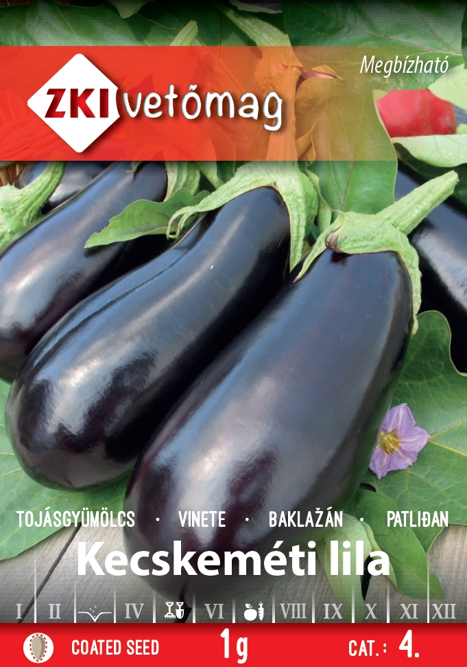 Aubergine Kecskemét lila 1g ZKI