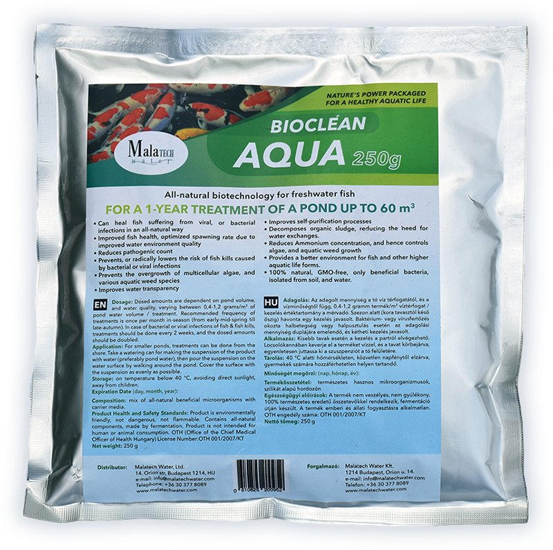 Bioclean Aqua Fish bioremediációs mkrobakészítmény 25 kg