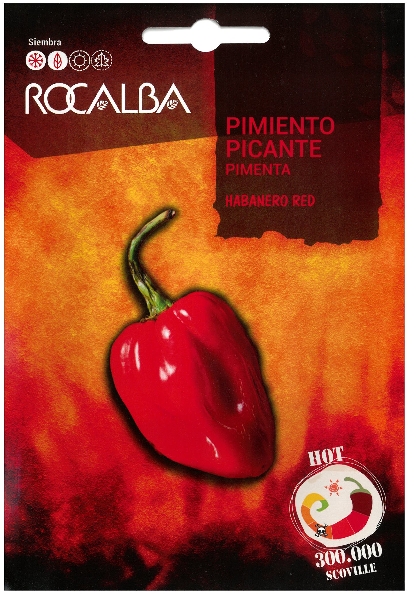 Chilli pepper Red Habanero Rocalba 0,5 g