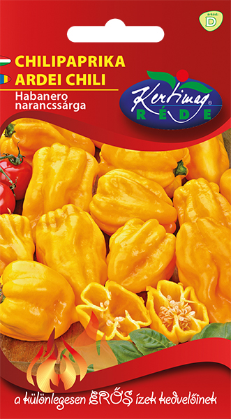 Chili paprika Habanero narancssárga 20 szem