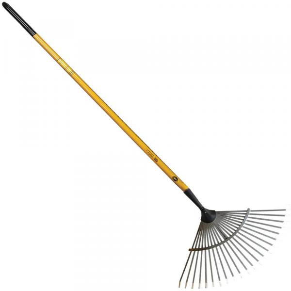 Broom with galvanized yellow handle MUTA PROFI