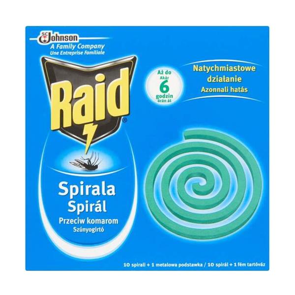 Raid mosquito killer spiral 10 pcs