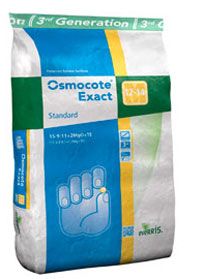 Osmocote Exact Standard 12-14 hó 15-09-11+2MgO  25 kg