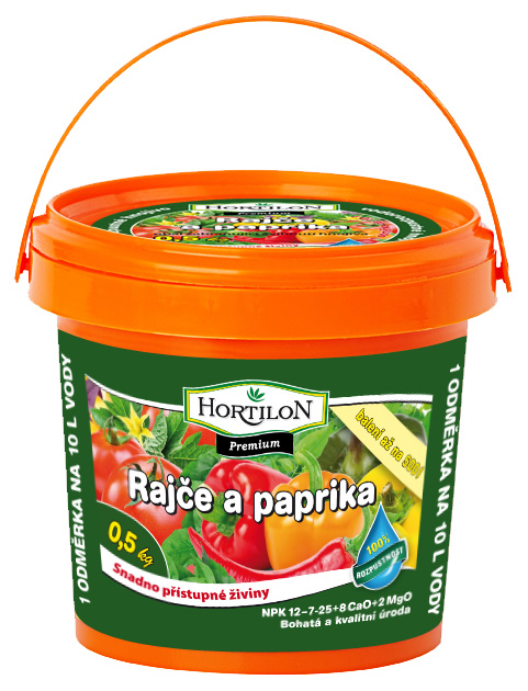 Bucket granulated fertilizer (Hortilon) Peppers and tomatoes 0,5 kg