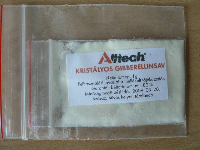 Gibberellic acid crystalline 1g