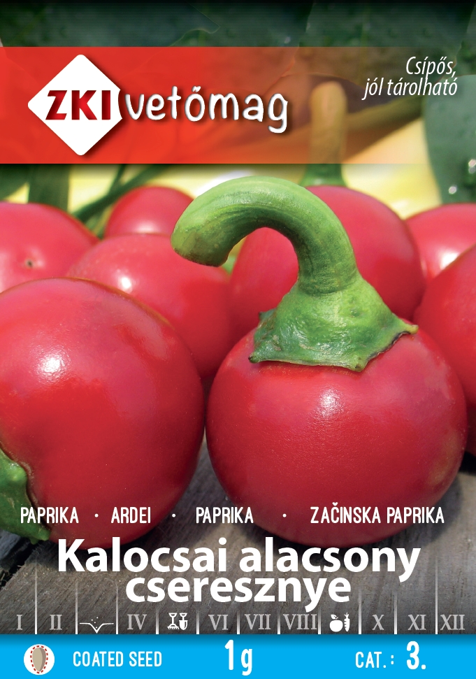 Cseresznyepaprika Kalocsai alacsony cseresznye 1g ZKI